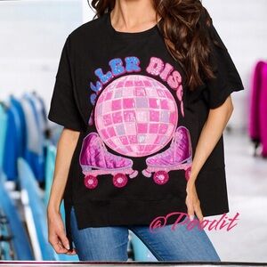 FANTASTIC FAWN Roller Disco oversized top S M L